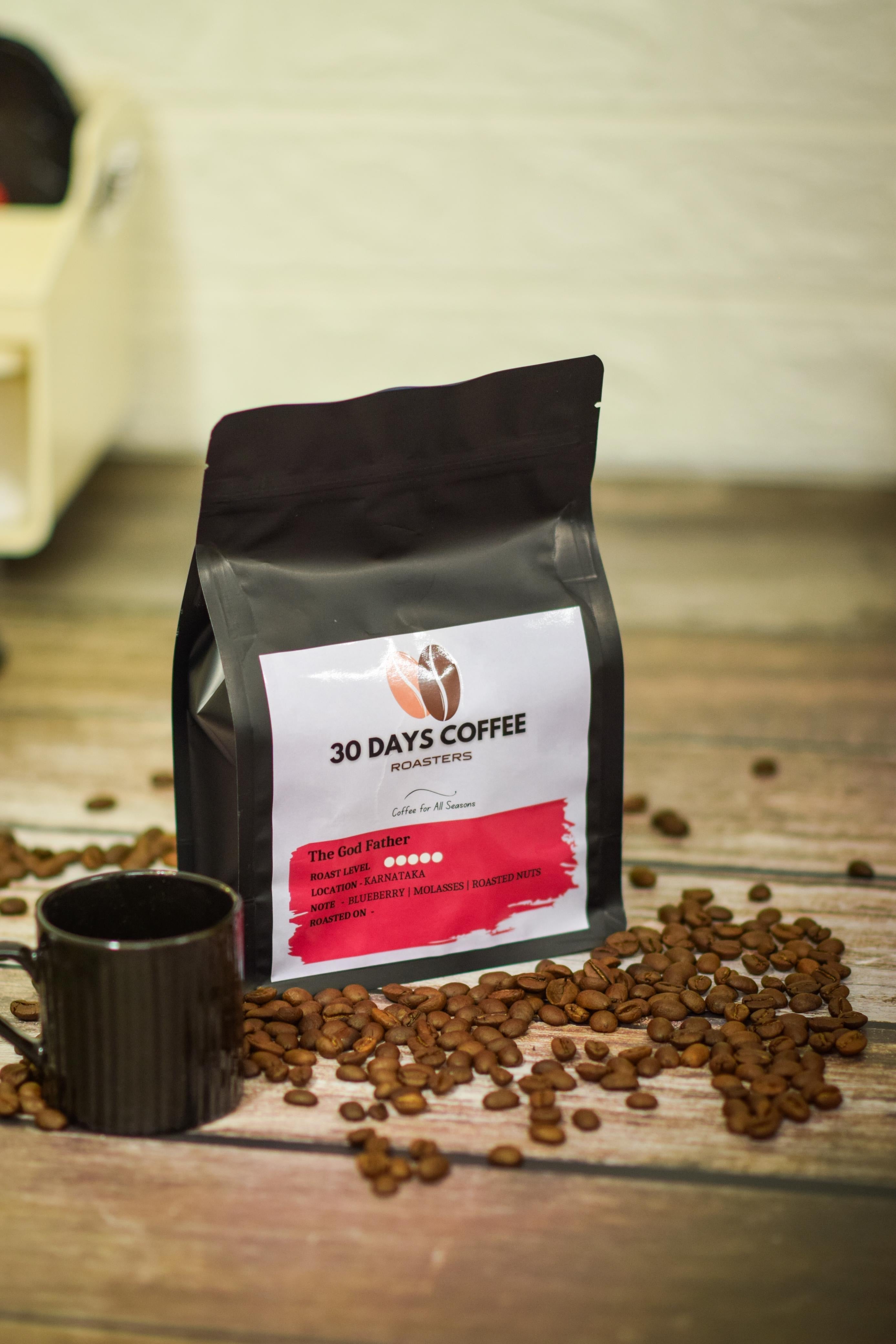 The God Father intense dark roast — South Indian filter coffee