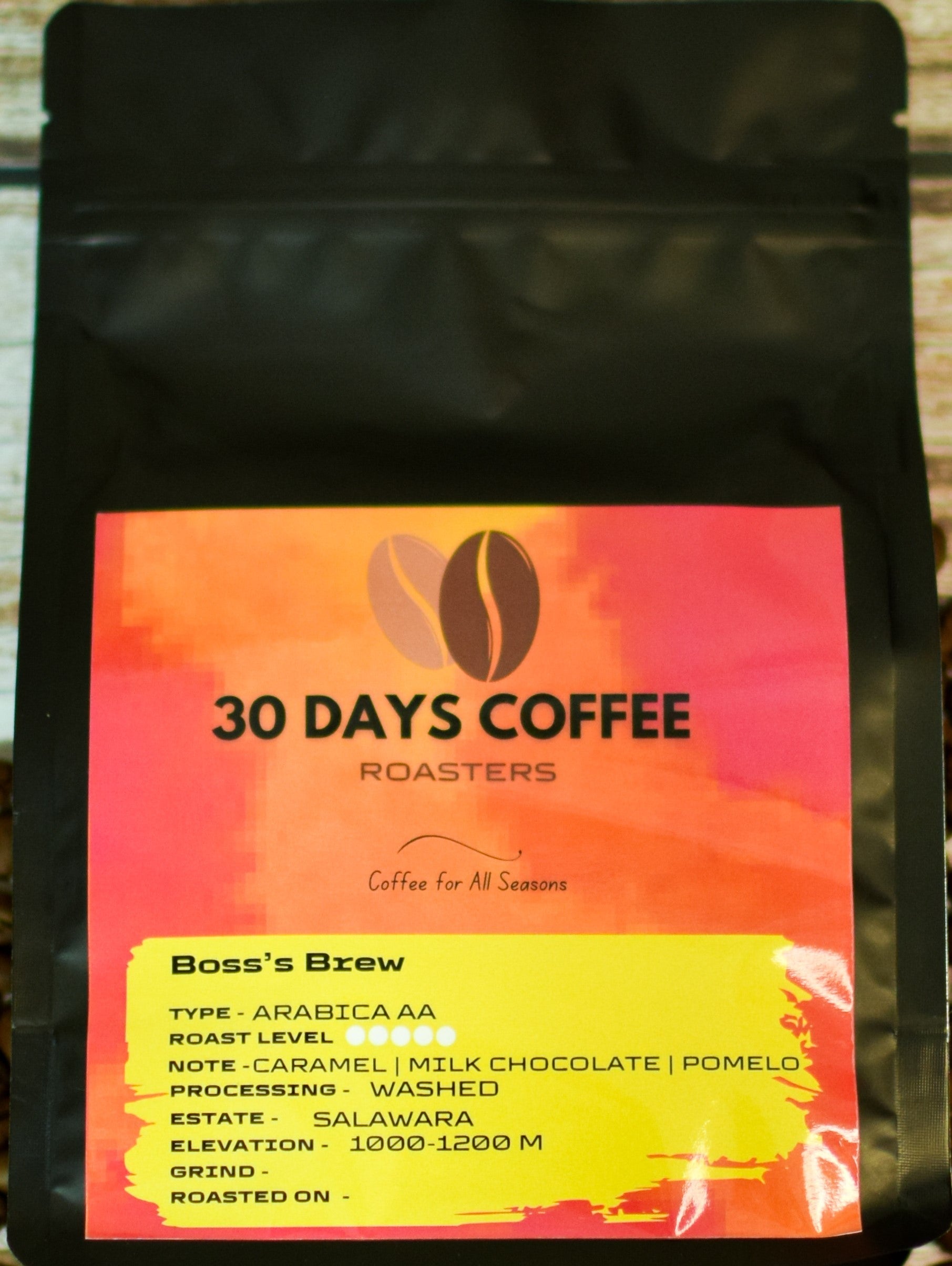 Boss's Brew coffee bag front view — buy online India