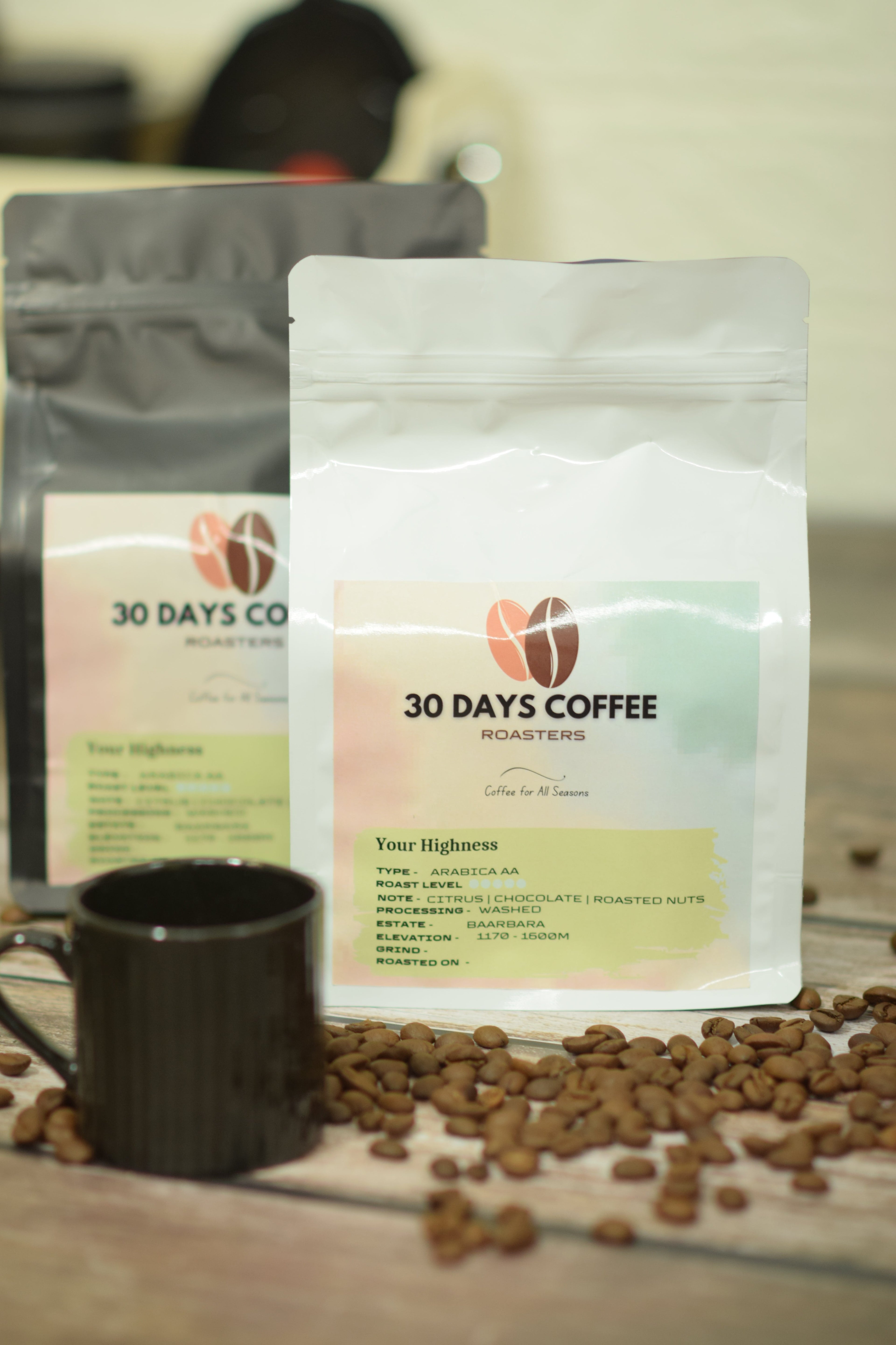 Your Highness smooth coffee beans — freshly roasted small batch India