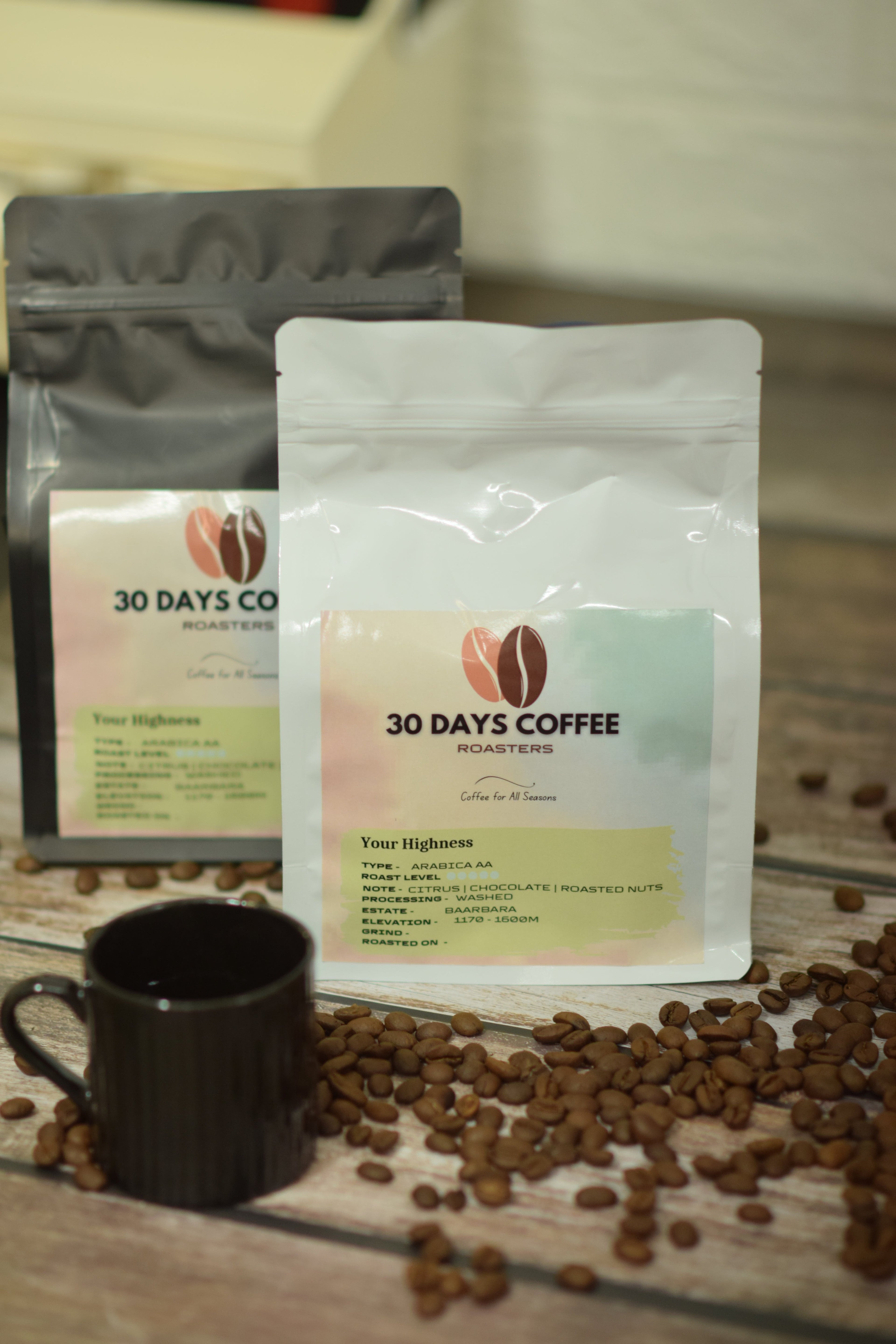 Your Highness Arabica coffee — works black and with milk