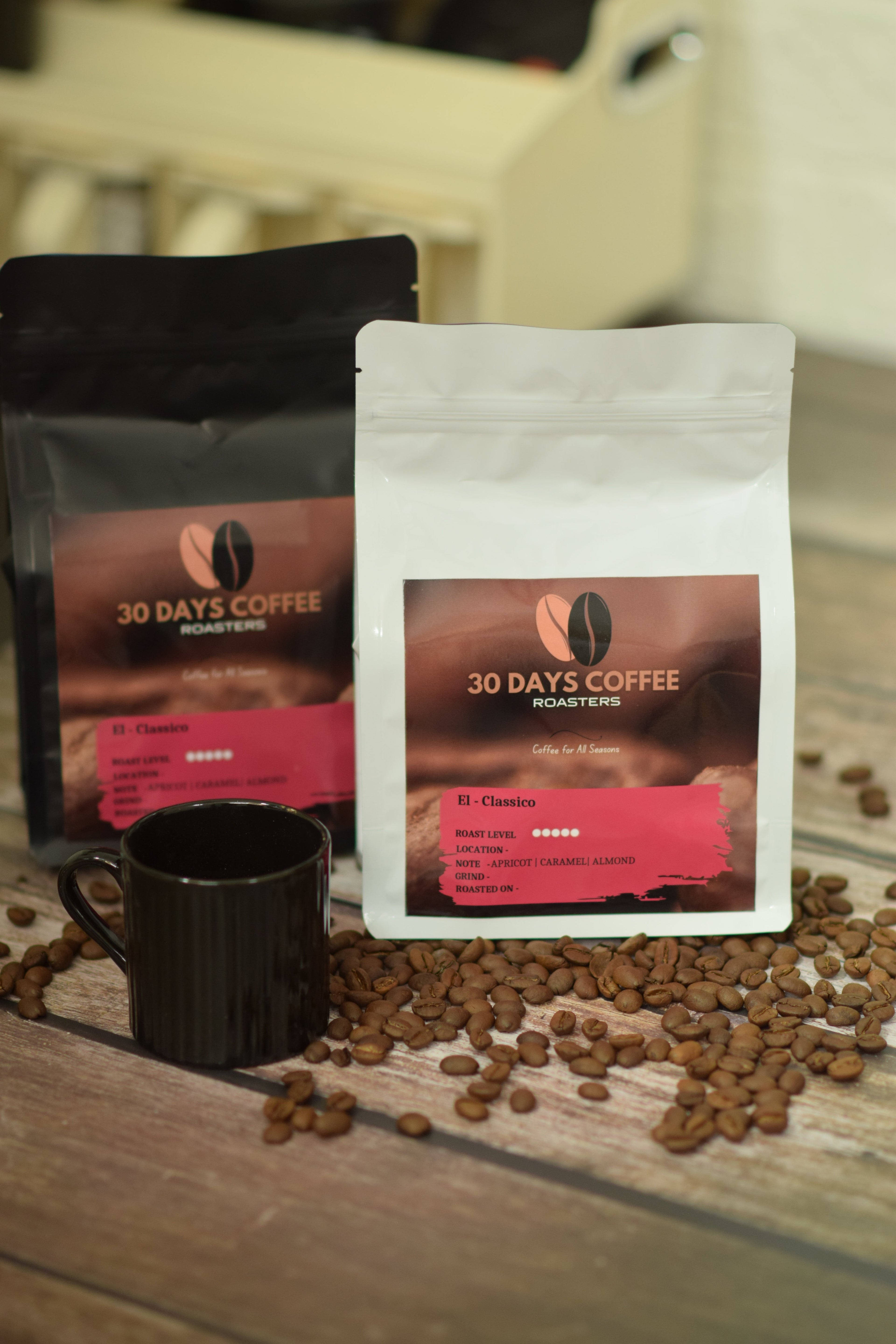 El Classico espresso blend coffee bag front view — buy online India