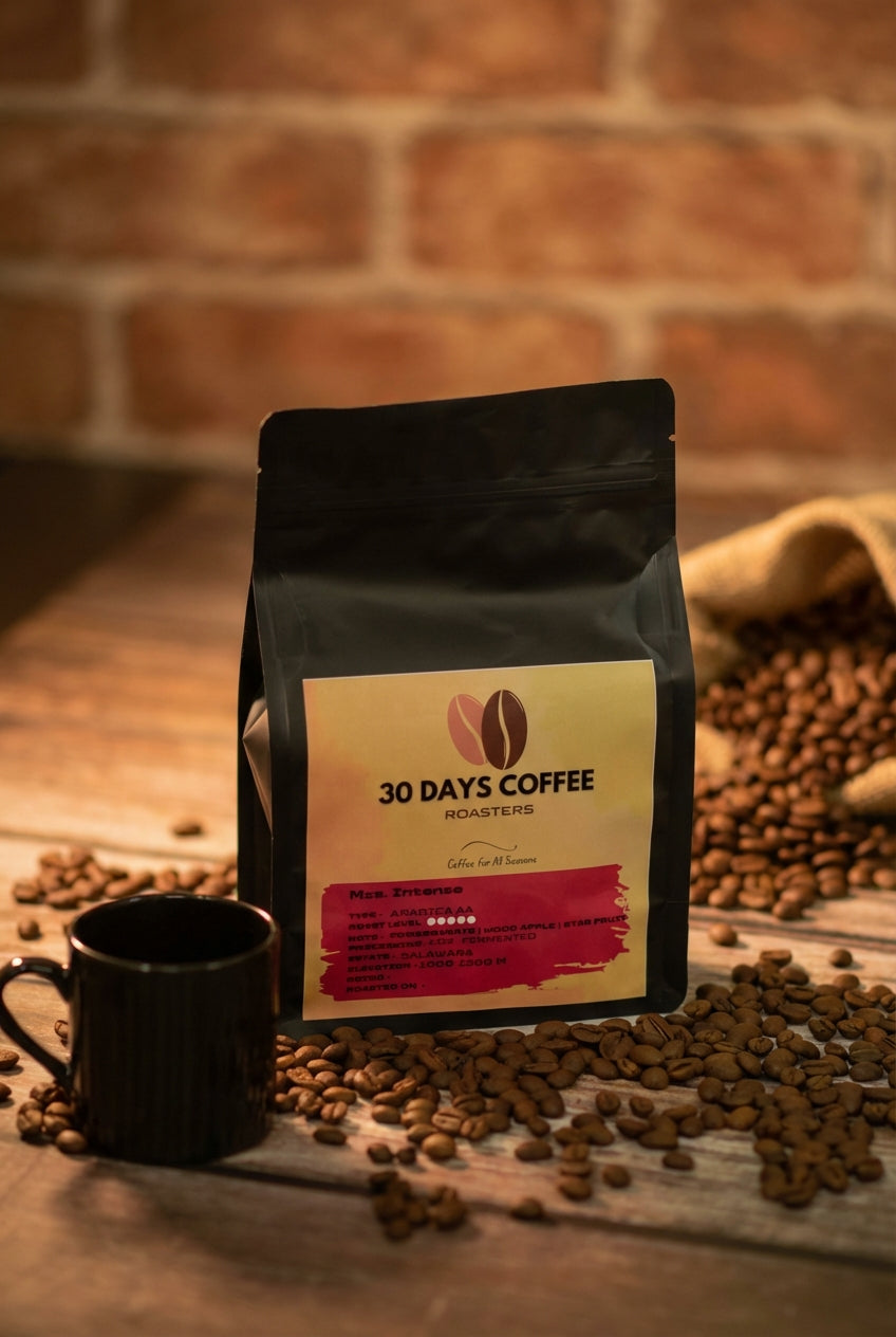 Mrs. Intense CO2 fermented specialty coffee bag — Salawara Estate Chikmagalur